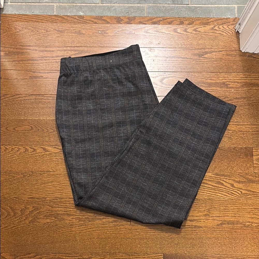 Gray Plaid Pants